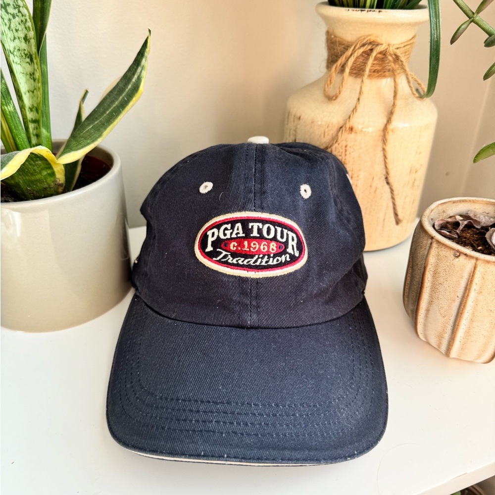 PGA TOUR NAVY BLUE BASEBALL CAP